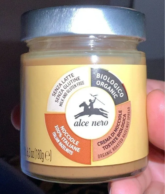 Crema di nocciole tostate biologiche