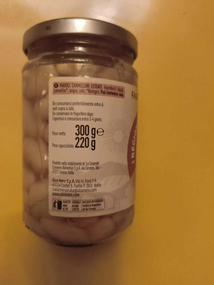 Fagioli cannellini lessati