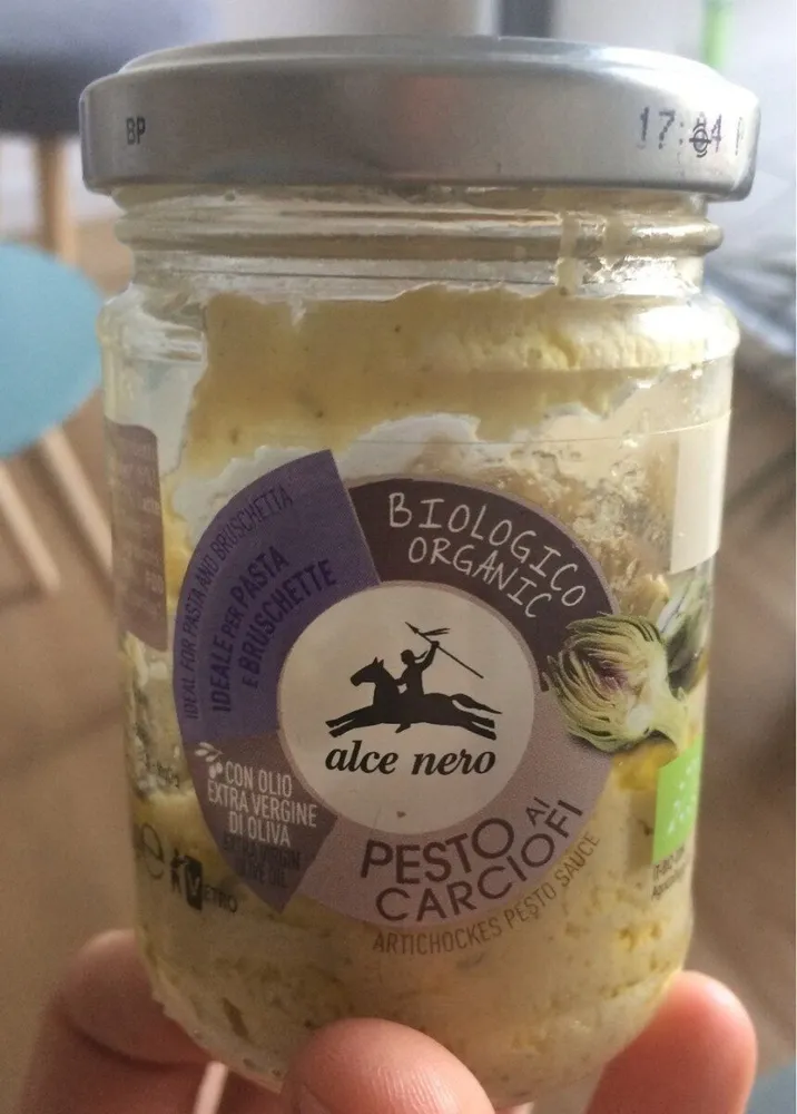 Alce Nero Pesto Artischocke, 130 GR Glas