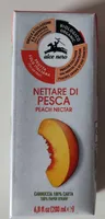 Jus de pêche de bio