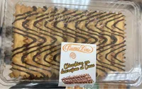 Chiacchere con decorazione al cacao