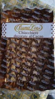 Chiacchere decorate al cioccolato