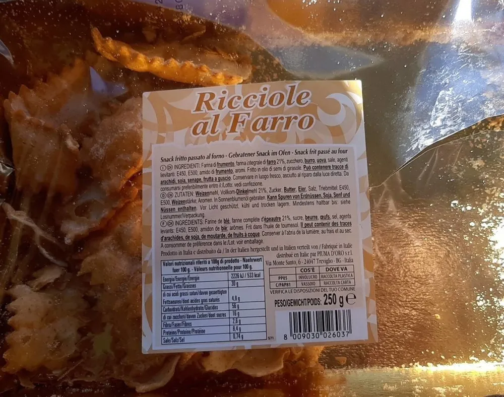 Ricciole al farro