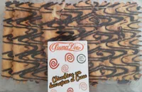 Chiacchiere con decorazione al cacao