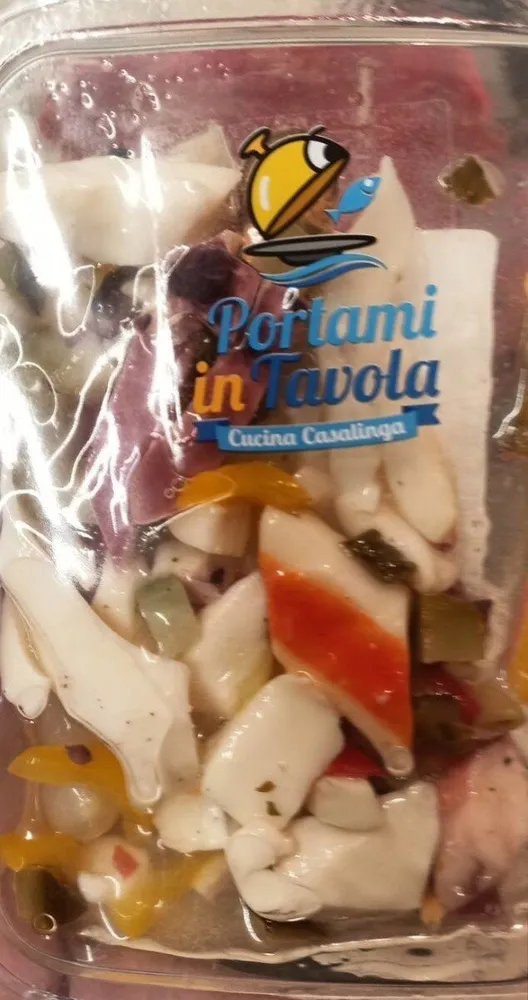 Antipasto di mare con verdure