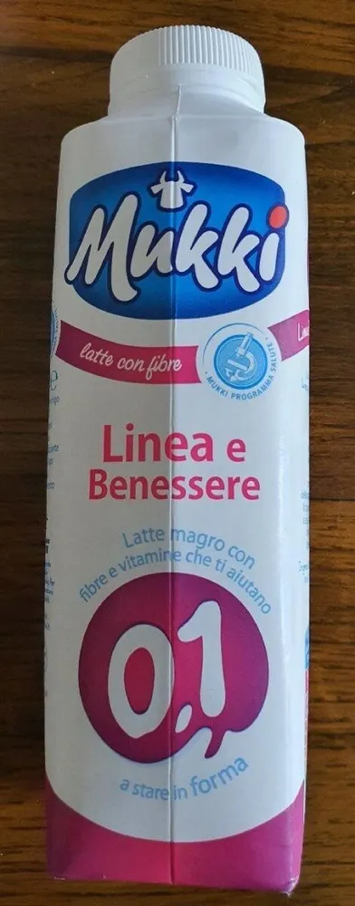 Latte magro con fibre
