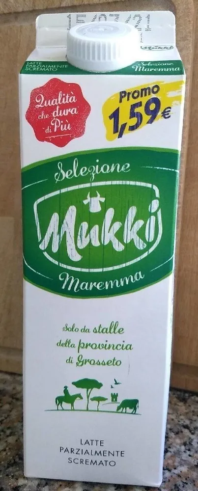 latte fresco selezione Maremma parzialmente scremato