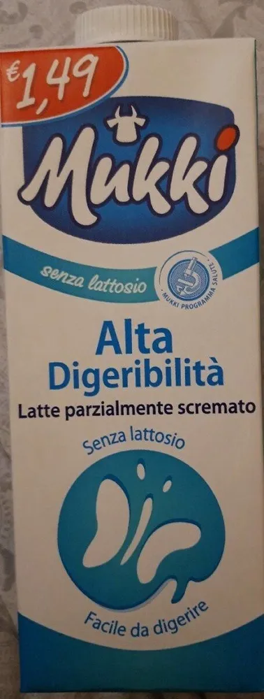 Mukki Latte Alta Digeribilità parzialmente scremato