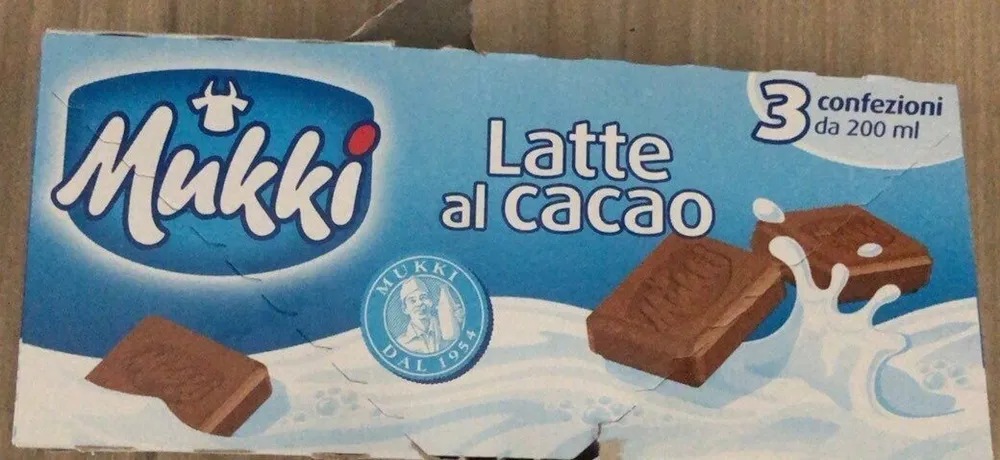 Mukki latte al cacao