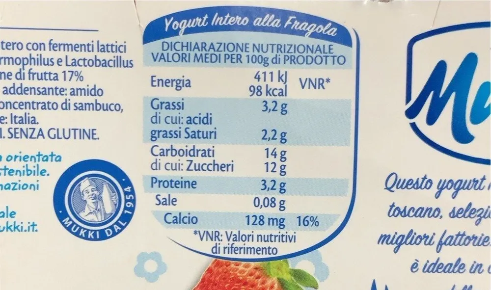 Yogurt intero