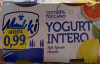 Yogurt intero agli agrumi cremoso