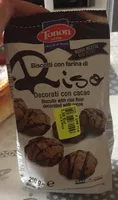 Biscuits au riz et cacao