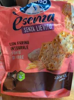Cracker integrali acqua senza lievito