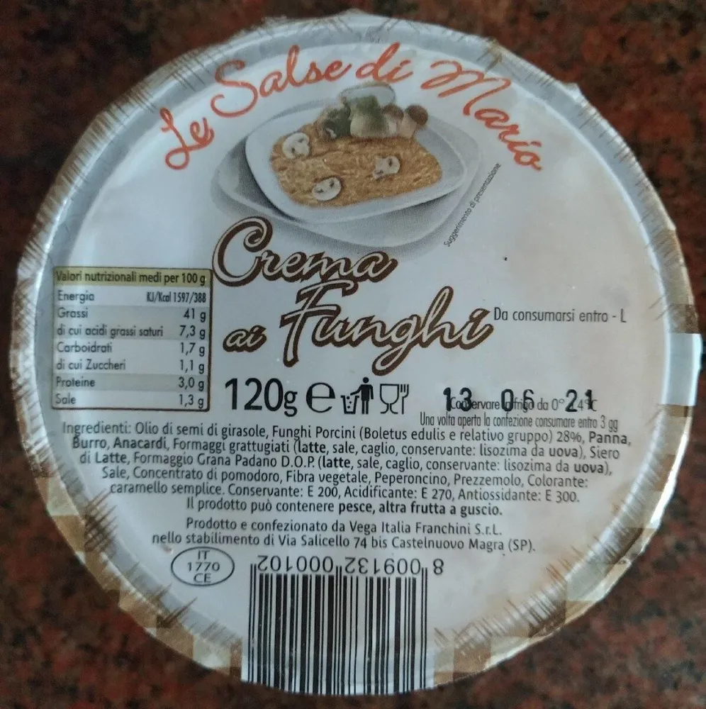 Crema ai Funghi