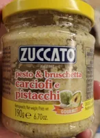 Pesto e bruschetta carciofi e pistacchi
