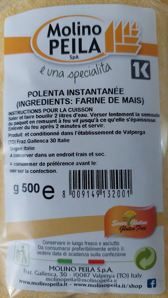 Polenta instantanée