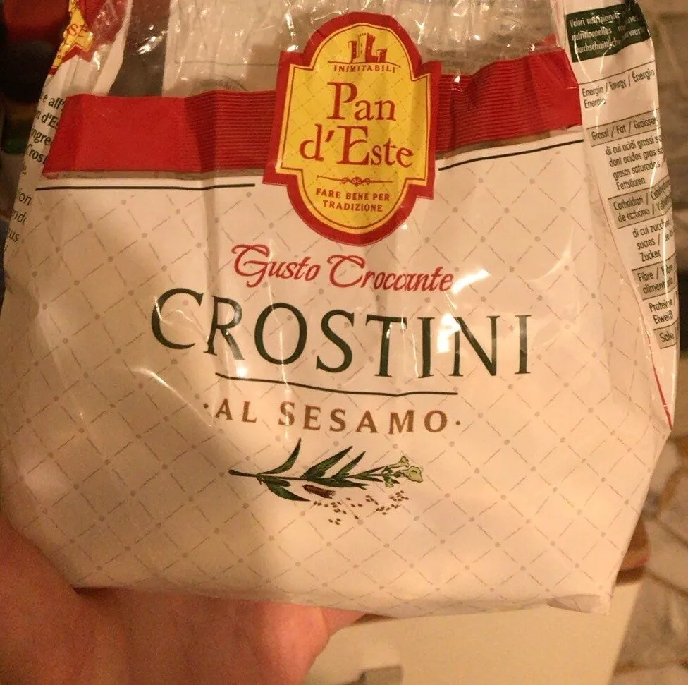Crostini al sesamo