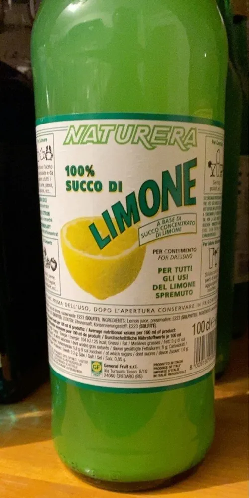 Succo di limone