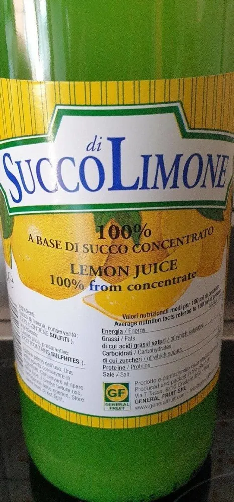 Succo di limone