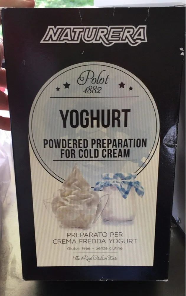 Preparación para helado de yogur