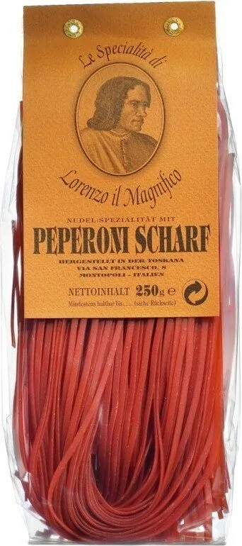 Linguine Al Peperoncino rosso, Mit Peperoncino