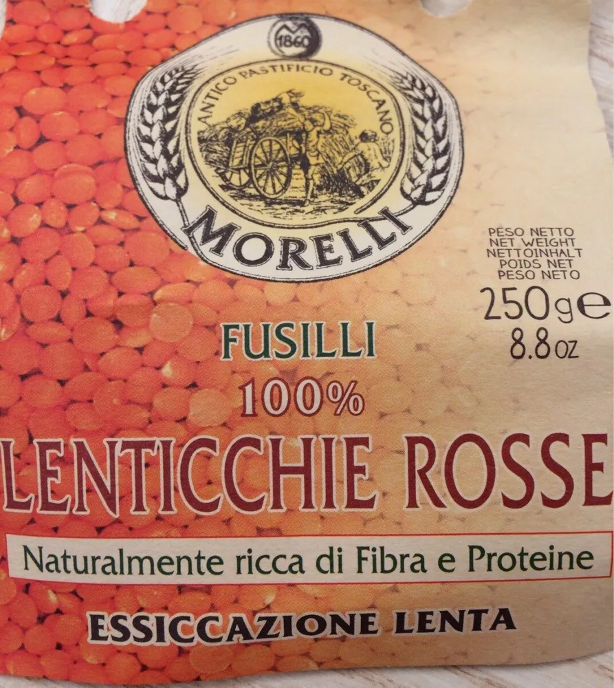Fusilli Lenticchie rosse