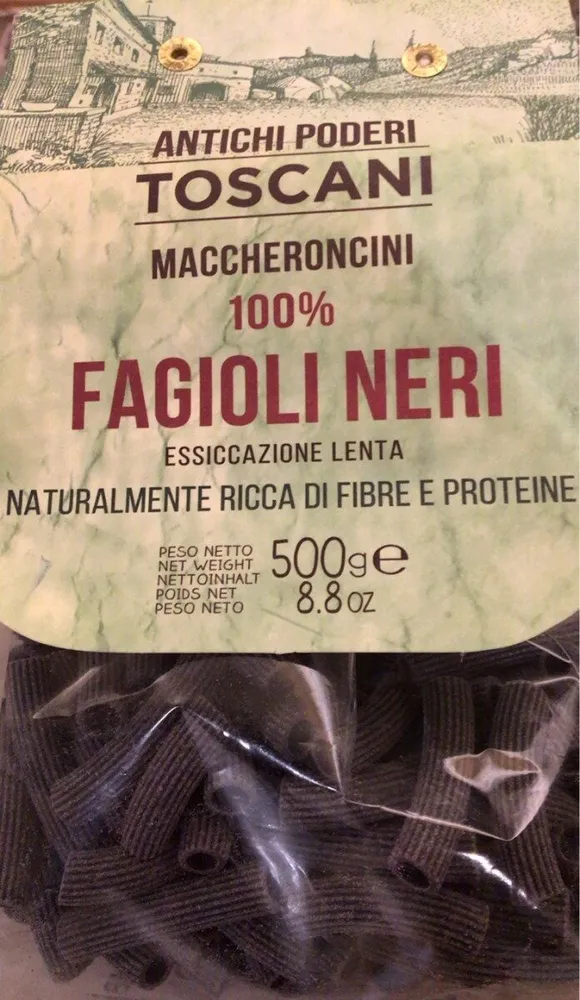 Maccheroncini 100% fagioli neri
