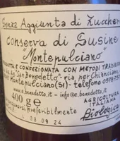 Marmellate Senza Zucchero Az. agr. s. benedetto Bio Susina