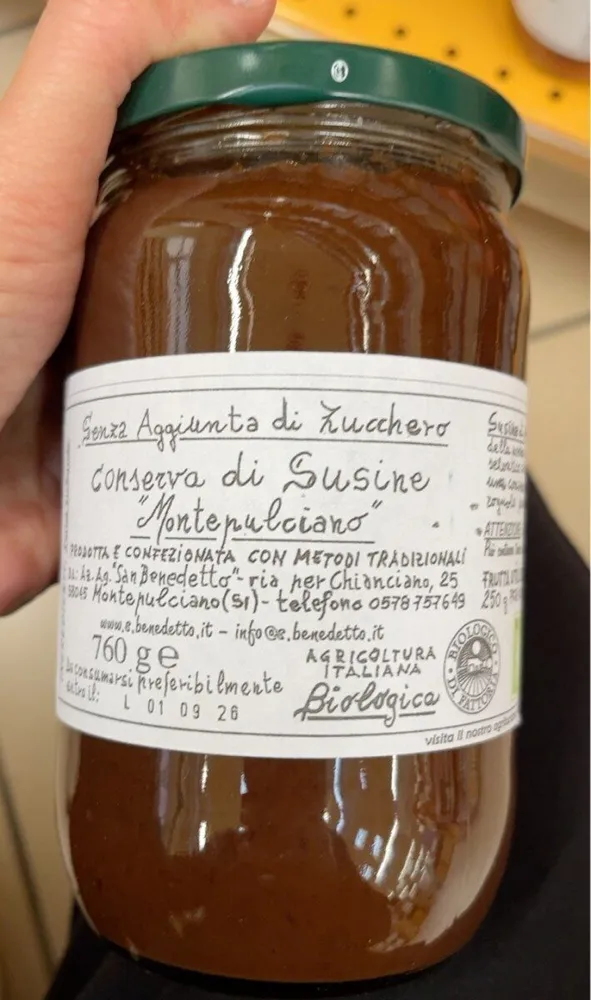 conserva susine montepulciano