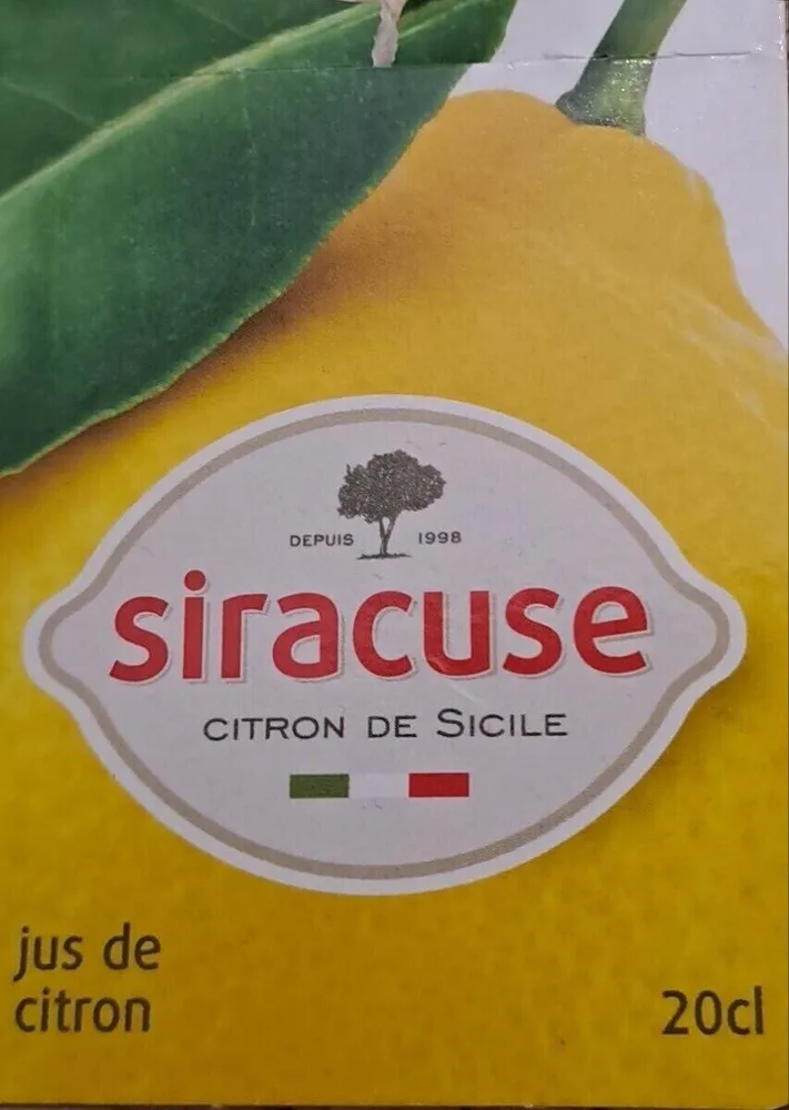 Jus de citron de Sicile