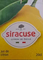 Jus de citron de Sicile