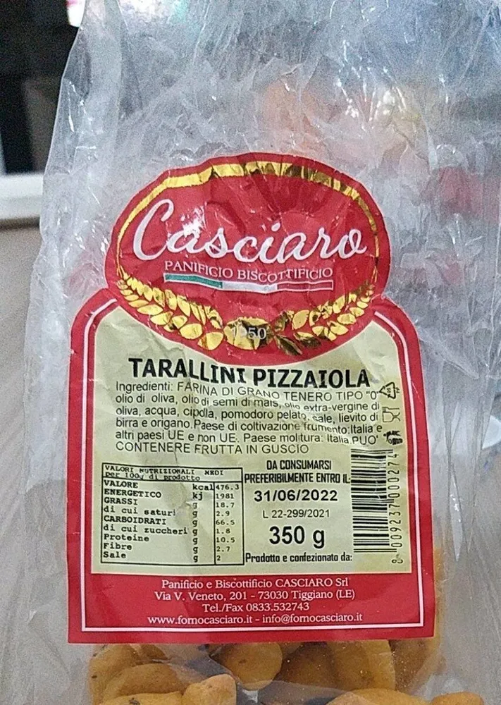 Tarallini pizzaiola