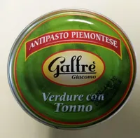 Antipasto piemontese-verdure con tonno