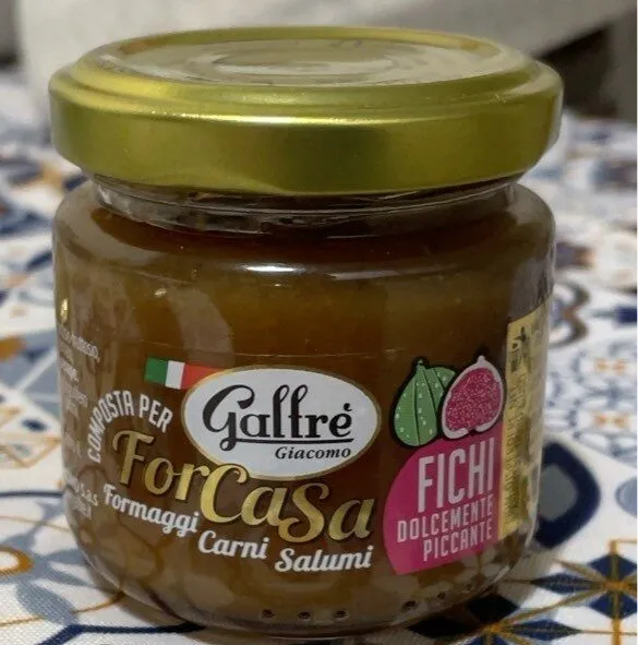 Composta per formaggio fichi dolcemente piccante