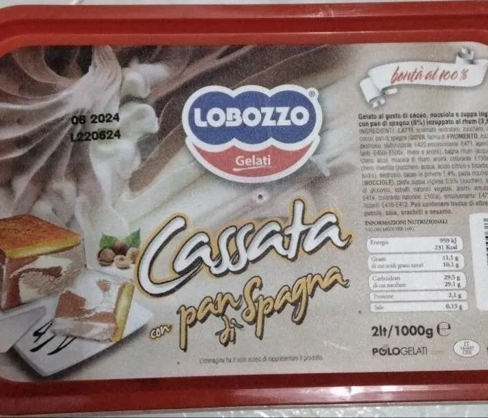 Cassata con Pan di Spagna