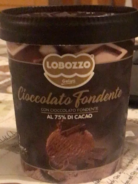 Gelato cioccolato fondente linea oro