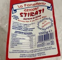 Grissini striati all’olio di oliva