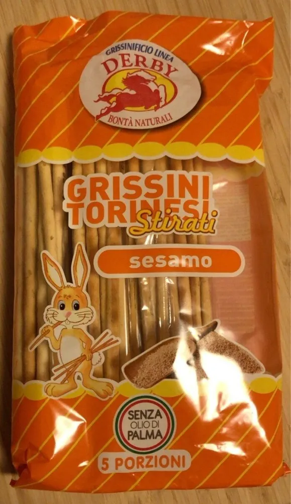 Grissini torinesi stirati al sesamo