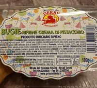 Bugie ripiene crema di pistacchio