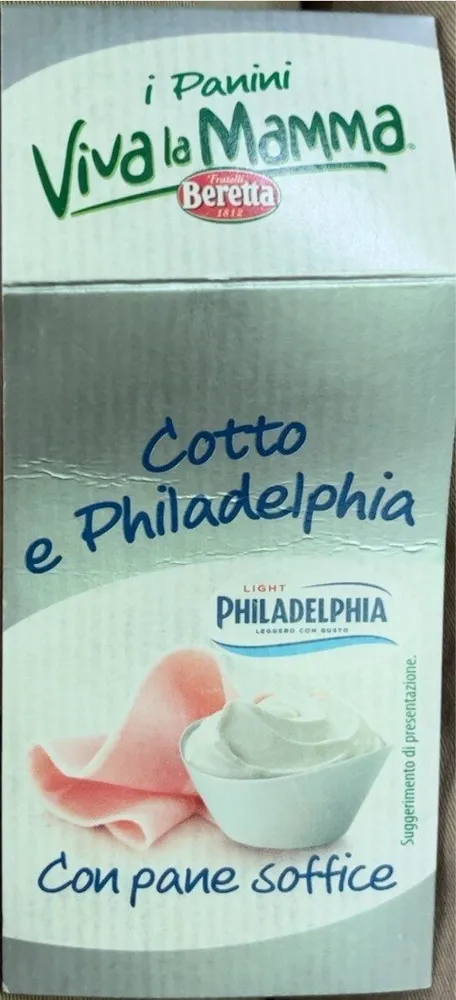 panino cotto e philadelphia