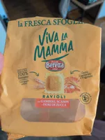 Ravioli Con Gamberi Scampi E Fiori Di Zucca