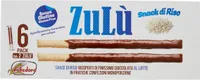 Zulù snack di riso ricoperti di finissimo cioccolato al latte