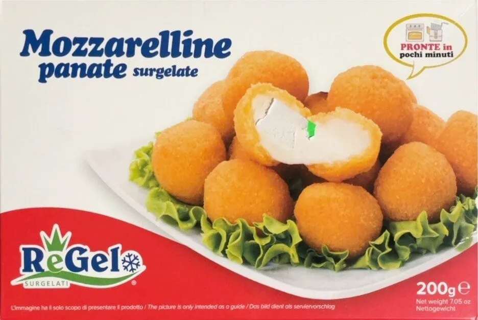 Mozzarelline panate surgelate