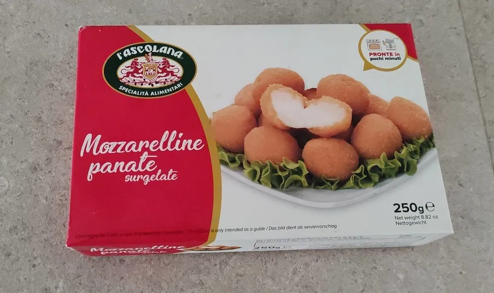 Mozzarelline panate surgelate