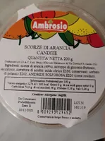 Scorze di arancia candite