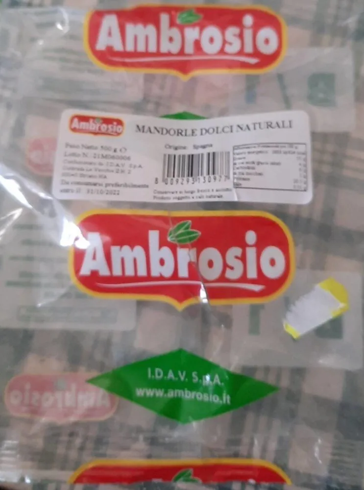 Mandorle dolci naturali