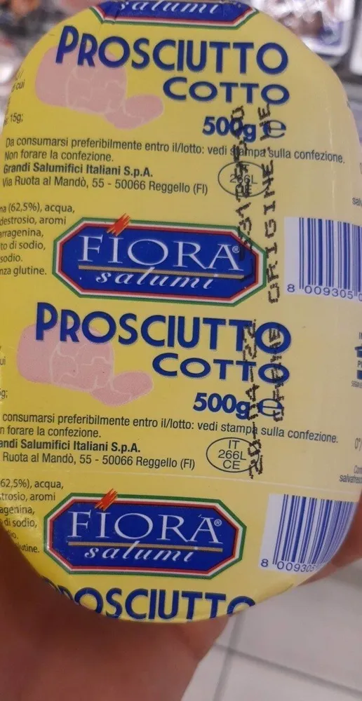 Prosciutto cotto