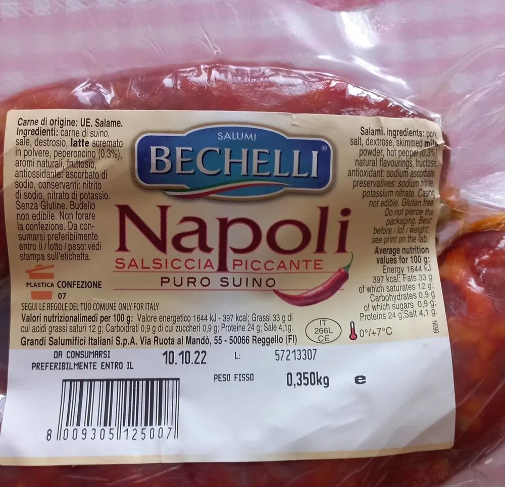 Salsiccia piccante Napoli