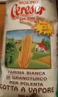 Farina bianca di granoturco per polenta