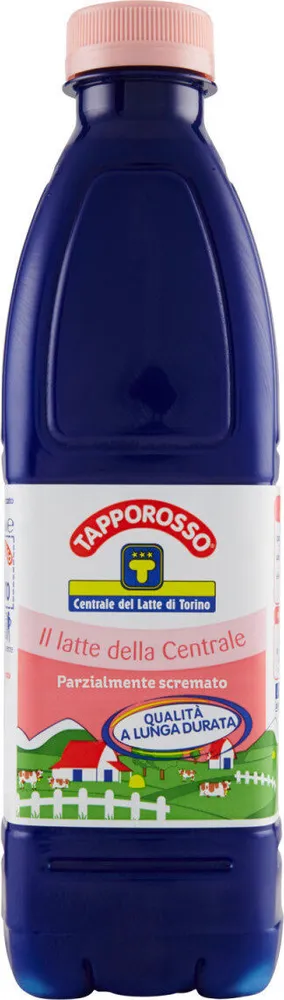 Latte parzialmente scremato qualità a lunga durata